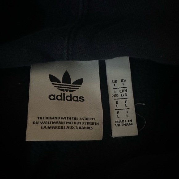 Adidas Pullover Hoodie Large - Picture 2 of 2